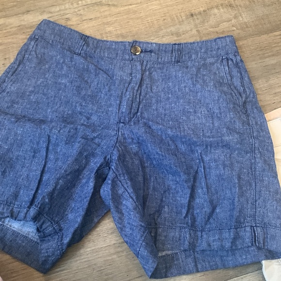 Old Navy Khaki/Blue Everyday Short Bonnimond Shorts Bundle GUC 6 - Picture 4 of 13